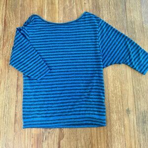 Ann Taylor Loft Women’s Boat Neck Stripe Top